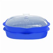 Мікрохвильова плита з беконом з кришкою